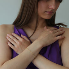 Laden Sie das Bild in den Galerie-Viewer, Armband - KABELKETTE, ovale Kettenglieder, 925 Silber/ vergoldet