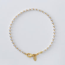 Laden Sie das Bild in den Galerie-Viewer, Armband - GLITZERKETTE - 925 Silber/ vergoldet