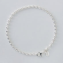 Laden Sie das Bild in den Galerie-Viewer, Armband - GLITZERKETTE - 925 Silber/ vergoldet