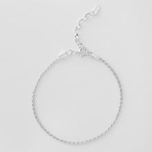 Laden Sie das Bild in den Galerie-Viewer, Armband - KORDEL, Kordelkette, 925 Silber/ vergoldet