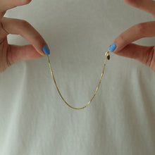 Laden Sie das Bild in den Galerie-Viewer, Armband - VENEZIANERKETTE, 925 Silber/ vergoldet