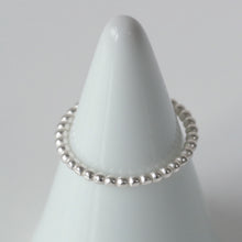 Laden Sie das Bild in den Galerie-Viewer, Ring - KUGELRING, filigraner Perldrahtring, 925 Silber/ vergoldet
