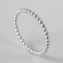 Laden Sie das Bild in den Galerie-Viewer, Ring - KUGELRING, filigraner Perldrahtring, 925 Silber/ vergoldet