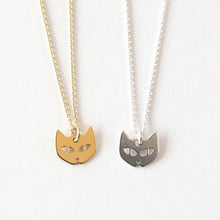 Laden Sie das Bild in den Galerie-Viewer, Kinderkette KLEINE KATZE, 925 Silber