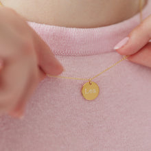 Laden Sie das Bild in den Galerie-Viewer, Personalisierte GRAVURKETTE - NAMEN - 925 Silber/ vergoldet, personalisierter Schmuck,