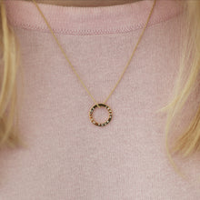 Laden Sie das Bild in den Galerie-Viewer, Personalisierte GRAVURKETTE - RING - 925 Silber/ vergoldet, personalisierter Schmuck,