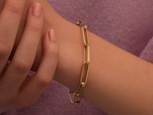 Laden Sie das Bild in den Galerie-Viewer, KABELARMBAND - aus 585 GOLD, seidenmatte Oberfläche
