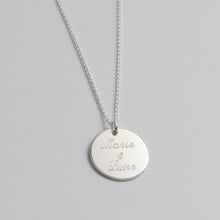 Laden Sie das Bild in den Galerie-Viewer, Personalisierte GRAVURKETTE - NAMEN - 925 Silber/ vergoldet, personalisierter Schmuck,