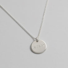 Laden Sie das Bild in den Galerie-Viewer, Personalisierte GRAVURKETTE - DATUM - 925 Silber/ vergoldet, personalisierter Schmuck,