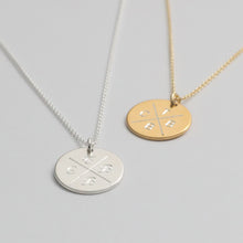 Laden Sie das Bild in den Galerie-Viewer, Personalisierte GRAVURKETTE - FAMILY - 925 Silber/ vergoldet, Familenkette, personalisierter Schmuck, Initialen