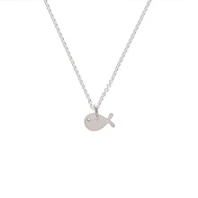 Laden Sie das Bild in den Galerie-Viewer, Halskette - KLEINER FISCH/ WAL, 925 Silber/vergoldet, Handarbeit