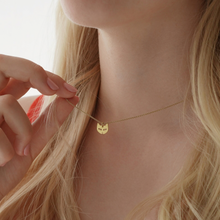 Laden Sie das Bild in den Galerie-Viewer, Halskette - KLEINE KATZE, 925 Silber vegoldet