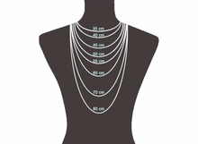 Laden Sie das Bild in den Galerie-Viewer, Halskette - KLEINES KREUZ, filigrane Kette mit Kreuz Anhänger, 925 Silber/vergoldet