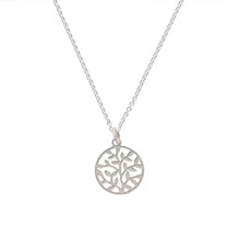 Laden Sie das Bild in den Galerie-Viewer, Halskette - LEBENSBAUM, filigrane Kette mit Lebensbaum Anhänger, 925 Silber/vergoldet