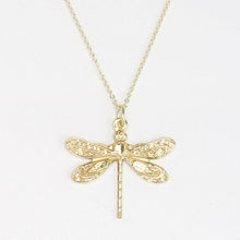 Laden Sie das Bild in den Galerie-Viewer, Kinderkette KLEINE LIBELLE, vergoldet