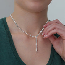 Laden Sie das Bild in den Galerie-Viewer, PANZERKETTE - 925Silber, 3,3mm, zarte Flachpanzerkette