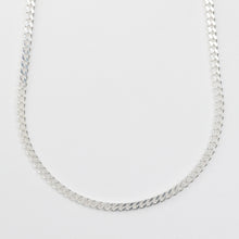 Laden Sie das Bild in den Galerie-Viewer, PANZERKETTE - 925Silber, 3,3mm, zarte Flachpanzerkette