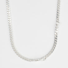 Laden Sie das Bild in den Galerie-Viewer, PANZERKETTE - 925Silber, 3,3mm, zarte Flachpanzerkette