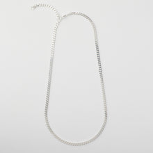 Laden Sie das Bild in den Galerie-Viewer, PANZERKETTE - 925Silber, 3,3mm, zarte Flachpanzerkette