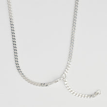 Laden Sie das Bild in den Galerie-Viewer, PANZERKETTE - 925Silber, 3,3mm, zarte Flachpanzerkette