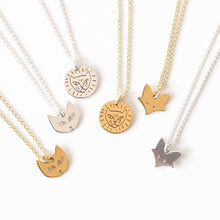 Laden Sie das Bild in den Galerie-Viewer, Halskette - KLEINER LÖWE, 925 Silber vergoldet