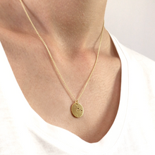 Laden Sie das Bild in den Galerie-Viewer, STERNZEICHENKETTE - Jungfrau, 925 Silber vergoldet, Geschenk für sie, personalisierte Kette, besondere Geschenkidee, filigraner Halsschmuck