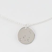 Laden Sie das Bild in den Galerie-Viewer, Mutter & Kind STERNZEICHENKETTEN Set STEINBOCK, 925 Silber, 2 personalisierte Silberketten
