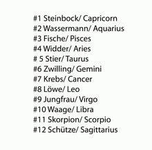 Laden Sie das Bild in den Galerie-Viewer, Mutter & Kind STERNZEICHENKETTEN Set STIER, 925 Silber, 2 personalisierte Silberketten