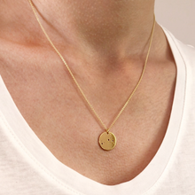 Laden Sie das Bild in den Galerie-Viewer, STERNZEICHENKETTE - Widder, 925 Silber vergoldet, Geschenk für sie, filigraner Halsschmuck, besonderes Geschenk, personalisierte Silberkette