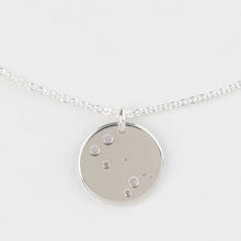 Laden Sie das Bild in den Galerie-Viewer, Mutter & Kind STERNZEICHENKETTEN Set ZWILLING, 925 Silber, 2 personalisierte Silberketten