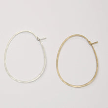 Laden Sie das Bild in den Galerie-Viewer, Creolen - OVAL, M Goldfilled