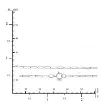 Laden Sie das Bild in den Galerie-Viewer, Halskette - Kabelkette mit länglichen Kettengliedern, 50-60cm, Silber