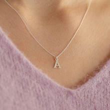 Laden Sie das Bild in den Galerie-Viewer, Halskette - BUCHSTABE, 925 Silber/ Initiale