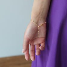 Laden Sie das Bild in den Galerie-Viewer, Armband - KABELKETTE, ovale Kettenglieder, 925 Silber/ vergoldet
