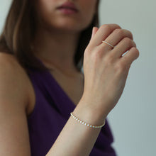 Laden Sie das Bild in den Galerie-Viewer, Armband - GLITZERKETTE - 925 Silber/ vergoldet
