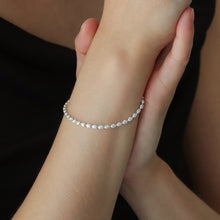 Laden Sie das Bild in den Galerie-Viewer, Armband - GLITZERKETTE - 925 Silber/ vergoldet
