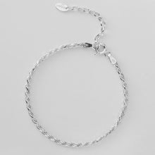 Laden Sie das Bild in den Galerie-Viewer, Armband - KORDEL, Kordelkette, 925 Silber/ vergoldet
