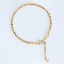 Laden Sie das Bild in den Galerie-Viewer, Armband - KORDEL, Kordelkette, 925 Silber/ vergoldet
