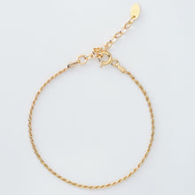 Laden Sie das Bild in den Galerie-Viewer, Armband - KORDEL, Kordelkette, 925 Silber/ vergoldet
