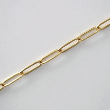Laden Sie das Bild in den Galerie-Viewer, Armband - KABELKETTE, ovale Kettenglieder, 925 Silber/ vergoldet
