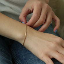 Laden Sie das Bild in den Galerie-Viewer, Armband - VENEZIANERKETTE, 925 Silber/ vergoldet
