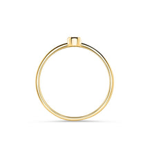 Laden Sie das Bild in den Galerie-Viewer, Ring - RING MIT STEIN, 50-58, Silber vergoldet
